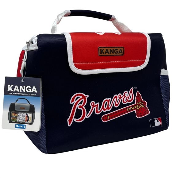 kangaROOS Other - Kanga Braves MLB Brewbox 12-Can Cooler Bag Ice-Free Lunch Cooler NWT